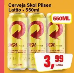 Rede Supermarket Cerveja Skol Pilsen Latão oferta