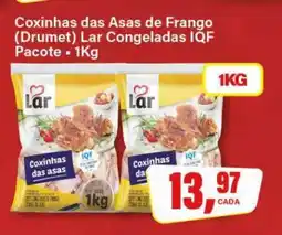 Rede Supermarket Coxinhas das Asas de Frango (Drumet) Lar Congeladas IQF Pacote oferta