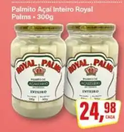Rede Supermarket Palmito Açaí Inteiro Royal Palms oferta