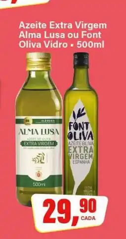 Rede Supermarket Azeite Extra Virgem Alma Lusa ou Font Oliva Vidro - 500ml oferta