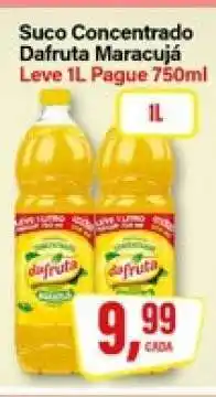 Rede Supermarket Suco Concentrado Dafruta Maracujá oferta