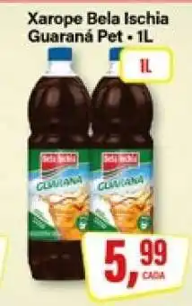 Rede Supermarket Xarope Bela Ischia Guaraná Pet oferta