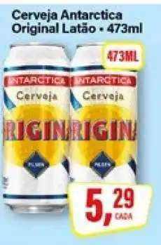 Rede Supermarket Cerveja Antarctica Original Latão - 473ml oferta