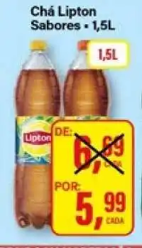 Rede Supermarket Chá Lipton Sabores oferta