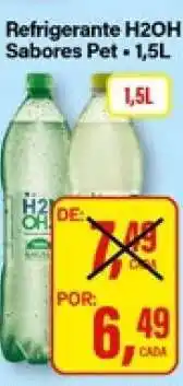 Rede Supermarket Refrigerante H2OH Sabores Pet oferta