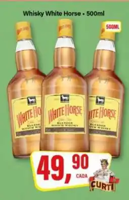 Rede Supermarket Whisky White Horse - 500ml oferta