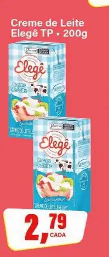Rede Supermarket Creme de Leite Elegê TP oferta