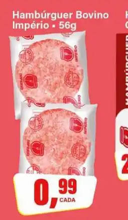 Rede Supermarket Hambúrguer Bovino Império oferta