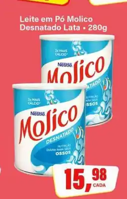 Rede Supermarket Leite em pó Molico desnatado lata 280g oferta