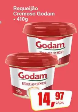 Rede Supermarket Requeijão Cremoso Godam oferta