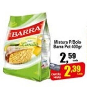 Higa's Supermercado Mistura P/ Bolo Barra pct 400g oferta