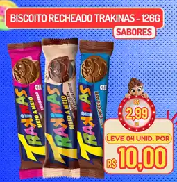 Serrano Supermercado Biscoito recheado trakinas oferta