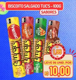 Serrano Supermercado Biscoito salgado tuc's oferta