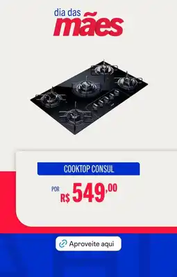 Casas Bahia Cooktop consul oferta