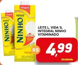 Supermercado Bem Barato Leite l. vida  integral ninho vitaminado oferta