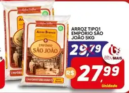 Supermercado Bem Barato Arroz tipo1 emporio são joão oferta