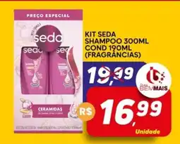 Kit seda shampoo / cond (fragrâncias)