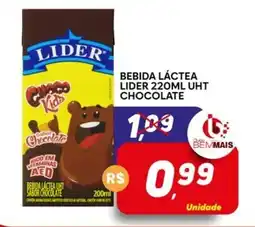 Supermercado Bem Barato Bebida láctea lider uht chocolate oferta