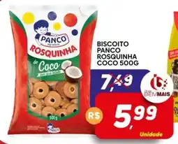 Supermercado Bem Barato Biscoito panco rosquinha coco oferta
