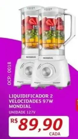 Assaí Atacadista Liquidificador 2 Velocidades 97W Mondial oferta
