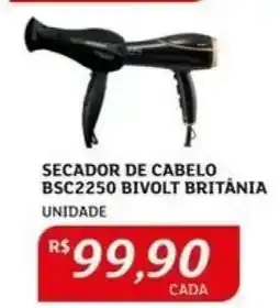 Assaí Atacadista Secador de Cabelo BSC2250 Bivolt Britânia oferta