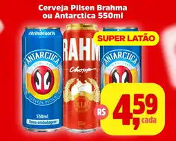Sj Supermercados Cerveja Pilsen Brahma ou Antarctica oferta