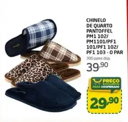 Cooper Chinelo de quarto pantoffel pm1 102/ pm1101/pf1 101/pf1 102/ pf1 103 - o par oferta