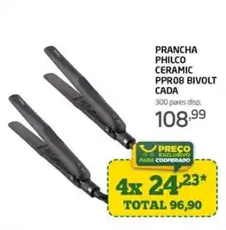 Cooper Prancha philco ceramic PPR08 BIVOLT CADA oferta