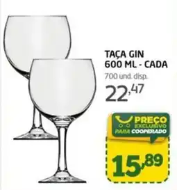 Cooper Taça gin cada oferta