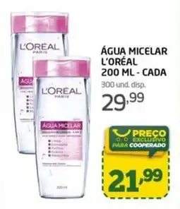 Cooper Água micelar l'oréal cada oferta