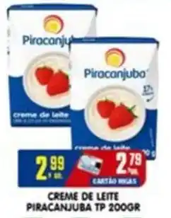 Higa's Supermercado Creme de leite piracanjuba tp oferta