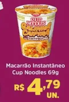 Supermercados Correia Macarrão Instantâneo Cup Noodles oferta
