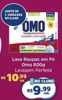 Supermercados Correia Lava Roupas em Pó Omo oferta