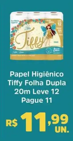 Supermercados Correia Papel Higiênico Tiffy Folha Dupla 20m Leve 12 Pague 11 oferta