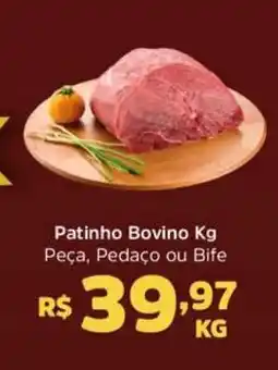 Supermercados Correia Patinho Bovino oferta
