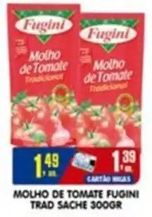 Higa's Supermercado Molho de tomate fugini trad sache oferta