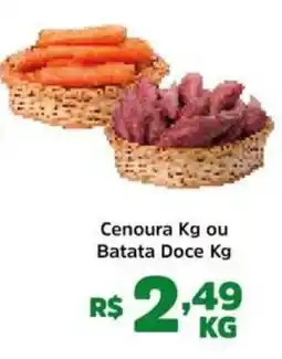 Supermercados Correia Cenoura ou Batata Doce oferta