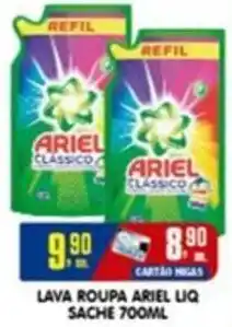 Higa's Supermercado Lava roupa ariel liq sache oferta