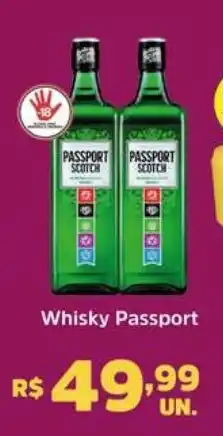 Supermercados Correia Whisky Passport oferta