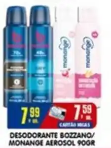Higa's Supermercado Cartão cas desodorante bozzano/ monange aerosol oferta