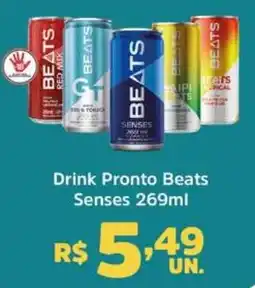 Supermercados Correia Drink Pronto Beats Senses oferta
