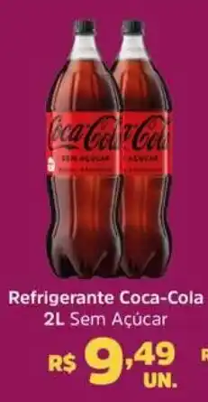 Supermercados Correia Refrigerante Coca-Cola Sem Açúcar oferta