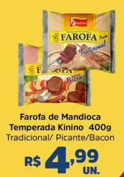 Farofa de Mandioca Temperada Kinino