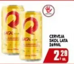 Higa's Supermercado Cerveja skol lata oferta