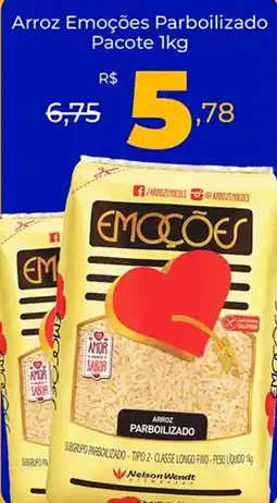 Unicompra Arroz Emoções Parboilizado Pacote oferta