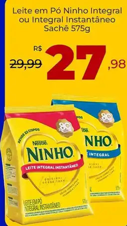 Unicompra Leite em Pó Ninho Integral ou Integral Instantâneo Sachê oferta
