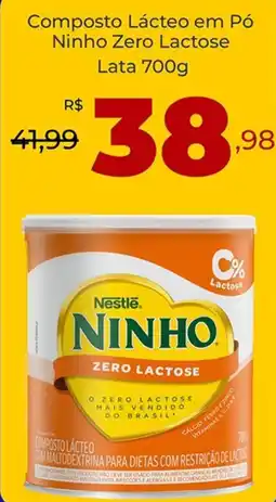 Unicompra Composto Lácteo em Pó Ninho Zero Lactose Lata oferta