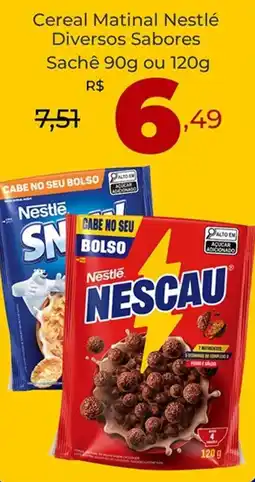 Unicompra Cereal Matinal Nestlé Diversos Sabores oferta