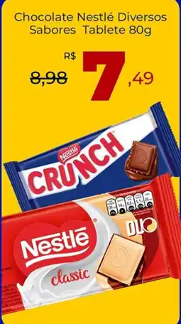 Unicompra Chocolate Nestlé Diversos Sabores Tablete oferta