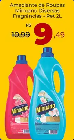 Unicompra Amaciante de Roupas Minuano Diversas Fragrâncias - Pet oferta